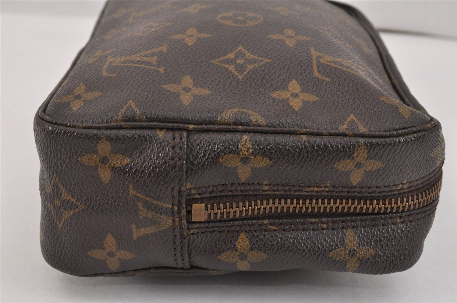 Auth Louis Vuitton Monogram Trousse Toilette 23 Clutch Bag M47524 Junk 3218K