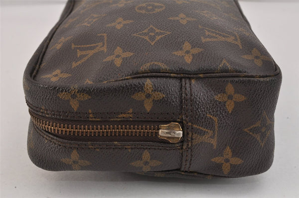 Auth Louis Vuitton Monogram Trousse Toilette 23 Clutch Bag M47524 Junk 3218K