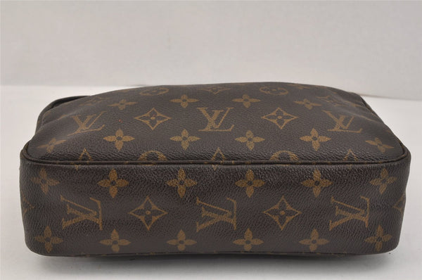 Auth Louis Vuitton Monogram Trousse Toilette 23 Clutch Bag M47524 Junk 3218K