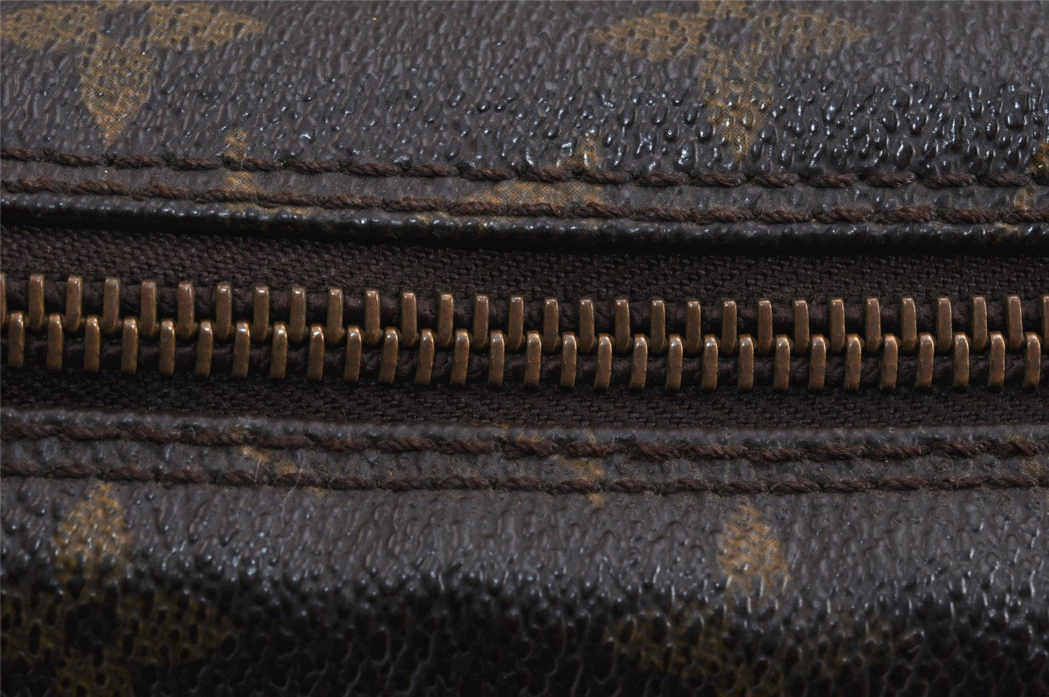 Auth Louis Vuitton Monogram Trousse Toilette 23 Clutch Bag M47524 Junk 3218K