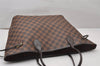 Authentic Louis Vuitton Damier Neverfull MM Shoulder Tote Bag N51105 LV 3220J