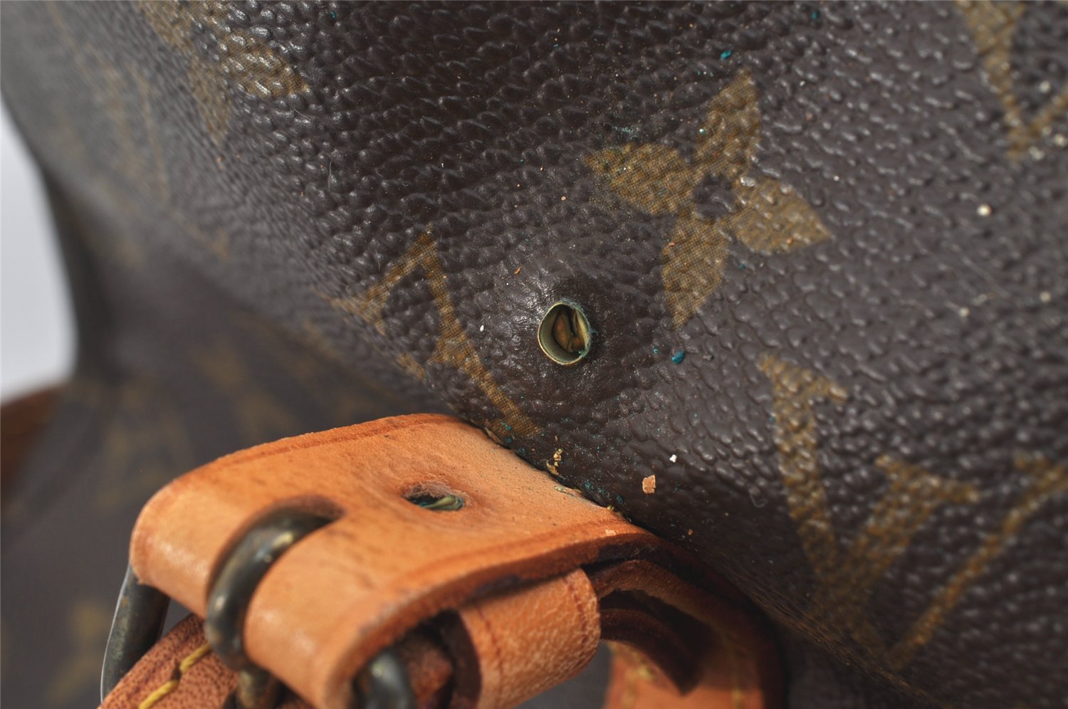 Authentic Louis Vuitton Monogram Bucket GM Shoulder Bag Old Model LV Junk 3220K