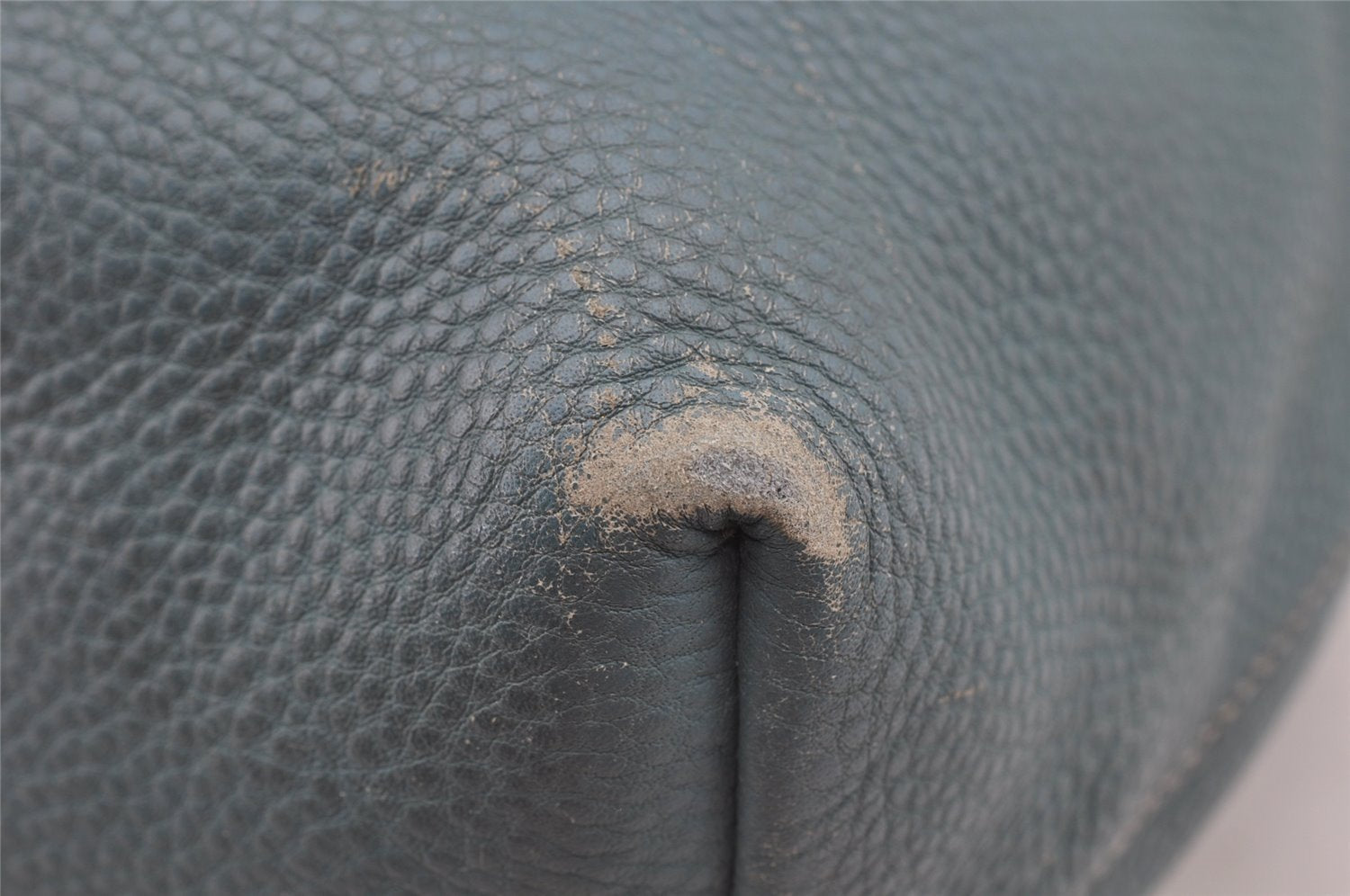 Authentic PRADA Vintage Leather 2Way Shoulder Tote Bag Blue 3221J