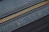 Authentic PRADA Vintage Leather 2Way Shoulder Tote Bag Blue 3221J