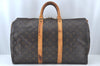 Authentic Louis Vuitton Monogram Keepall 45 Travel Boston Bag M41428 LV 3221K