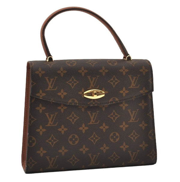 Authentic Louis Vuitton Monogram Malesherbes Hand Bag Purse M51379 LV 3223J
