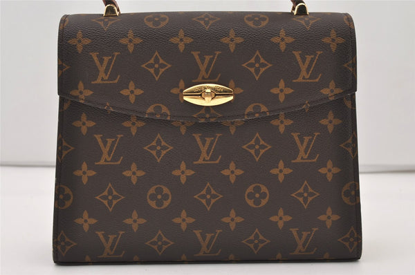 Authentic Louis Vuitton Monogram Malesherbes Hand Bag Purse M51379 LV 3223J
