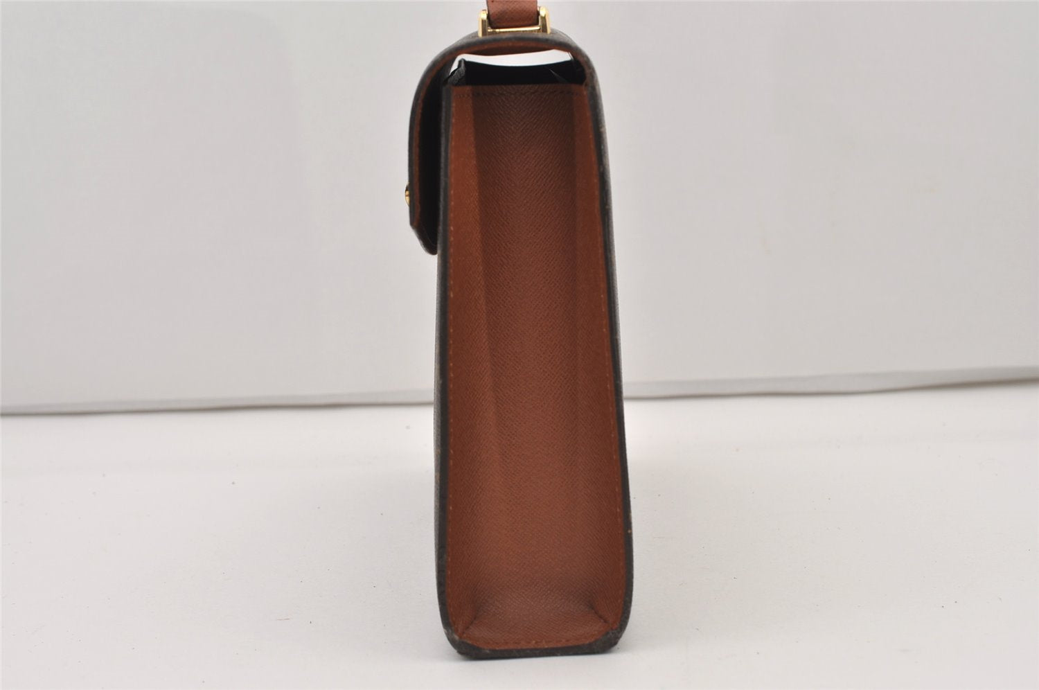 Authentic Louis Vuitton Monogram Malesherbes Hand Bag Purse M51379 LV 3223J