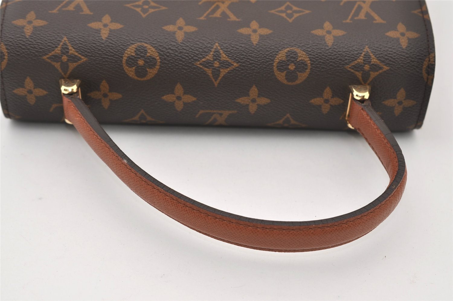 Authentic Louis Vuitton Monogram Malesherbes Hand Bag Purse M51379 LV 3223J