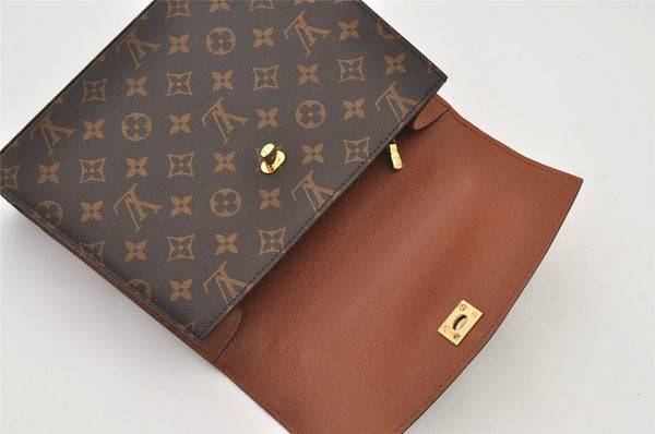 Authentic Louis Vuitton Monogram Malesherbes Hand Bag Purse M51379 LV 3223J