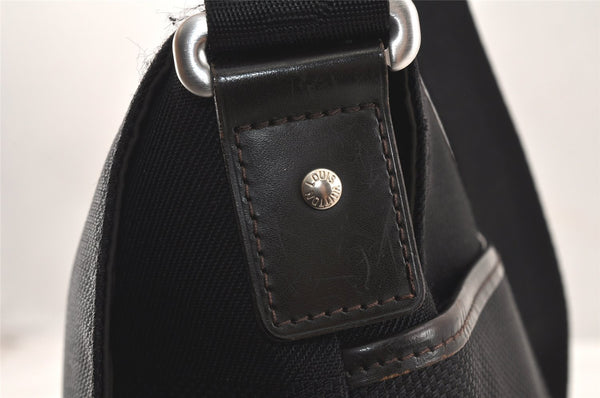 Authentic Louis Vuitton Damier Geant Loup Shoulder Cross Bag M93079 Black 3223K