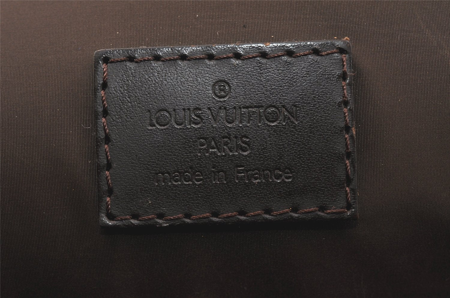 Authentic Louis Vuitton Damier Geant Loup Shoulder Cross Bag M93079 Black 3223K