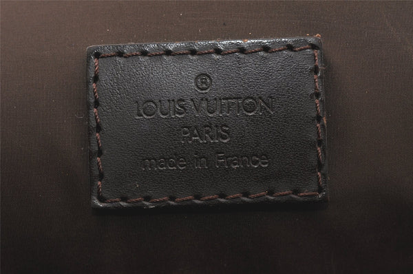 Authentic Louis Vuitton Damier Geant Loup Shoulder Cross Bag M93079 Black 3223K