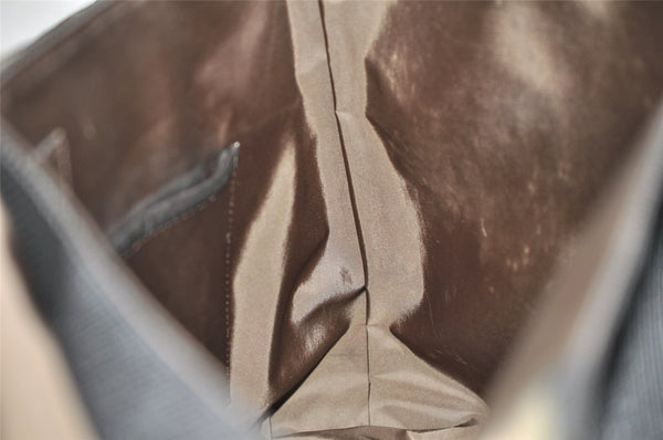 Authentic Louis Vuitton Damier Geant Loup Shoulder Cross Bag M93079 Black 3223K