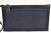 Authentic BALENCIAGA Navy Caba S Hand Bag Canvas Leather 339933 Navy Blue 3224I