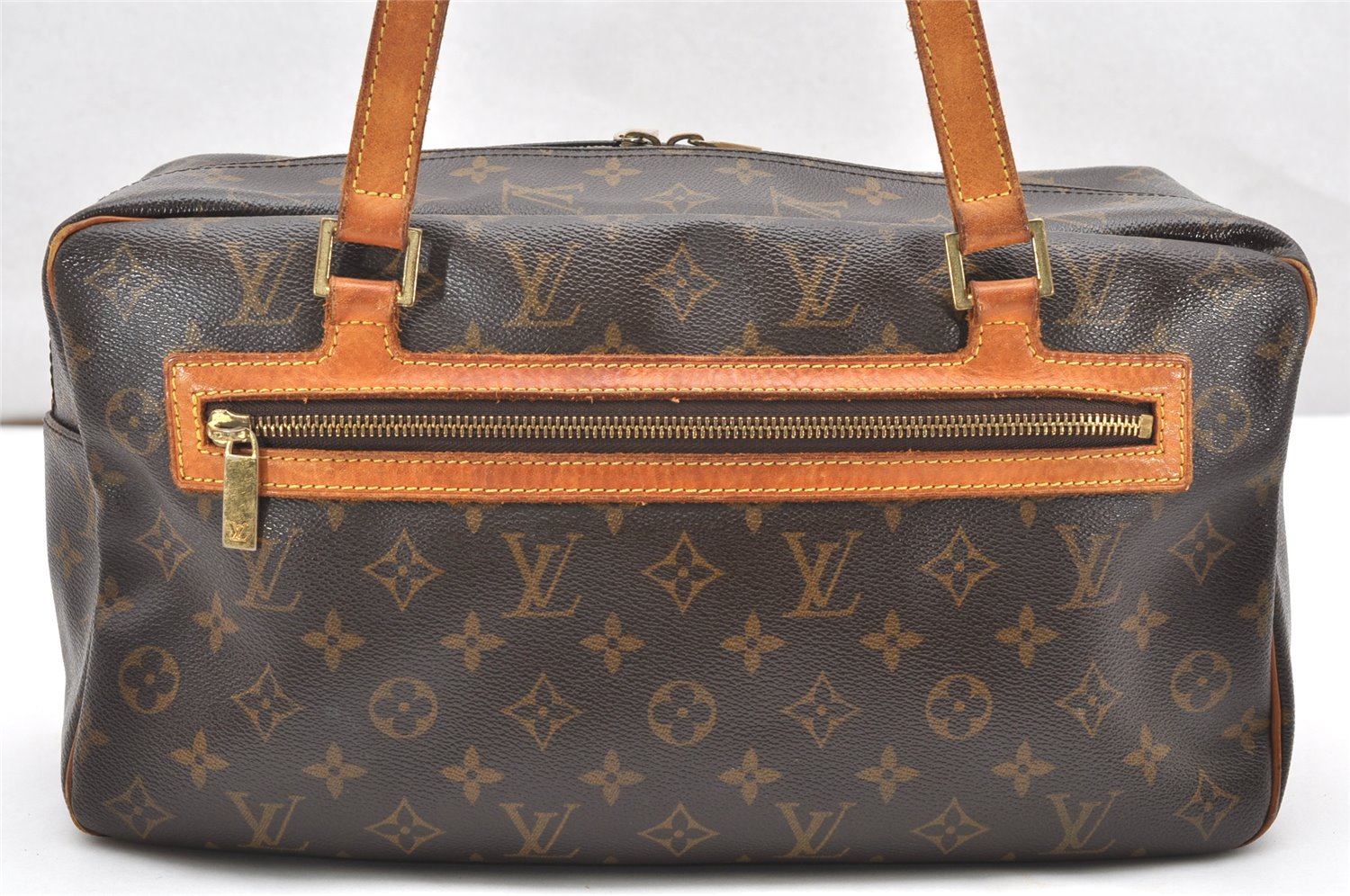 Authentic Louis Vuitton Monogram Cite GM Shoulder Bag M51181 LV Junk 3224K