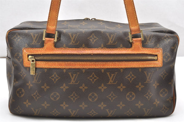 Authentic Louis Vuitton Monogram Cite GM Shoulder Bag M51181 LV Junk 3224K