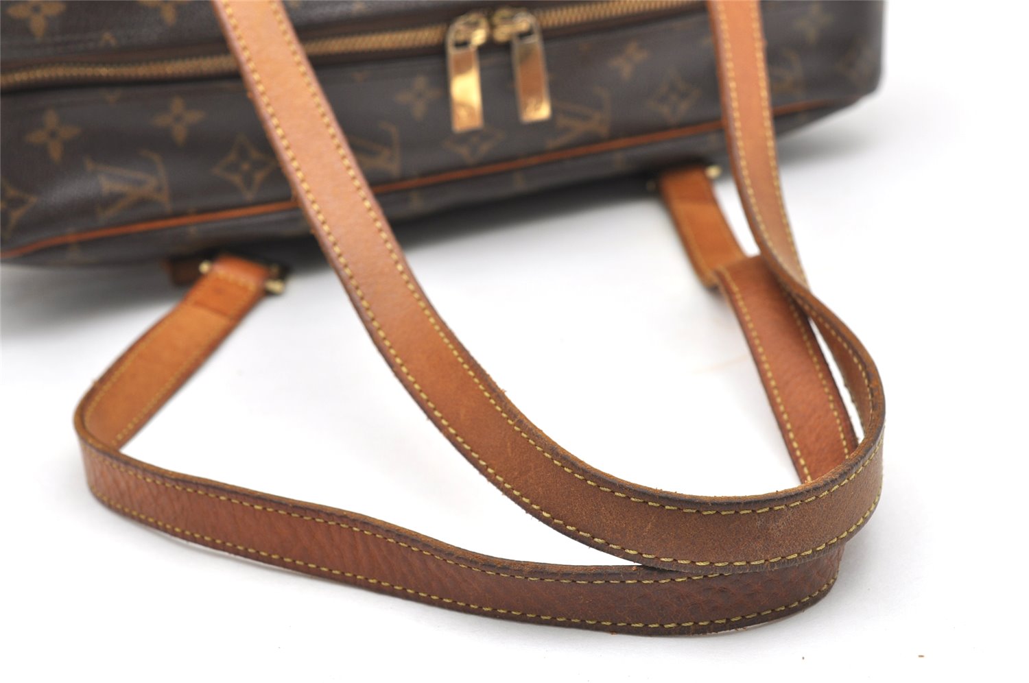 Authentic Louis Vuitton Monogram Cite GM Shoulder Bag M51181 LV Junk 3224K