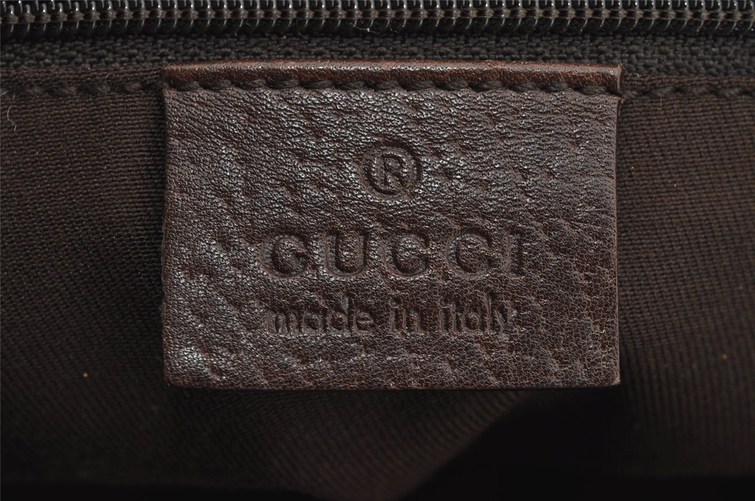 Authentic GUCCI Abbey Shoulder Tote Bag GG Canvas Leather 141470 Brown 3226I