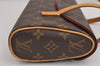 Authentic Louis Vuitton Monogram Sonatine Hand Bag Purse M51902 LV 3226J