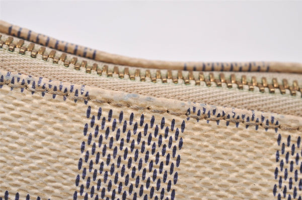 Authentic Louis Vuitton Damier Azur Mini Pochette Accessoires N58010 Pouch 3227I