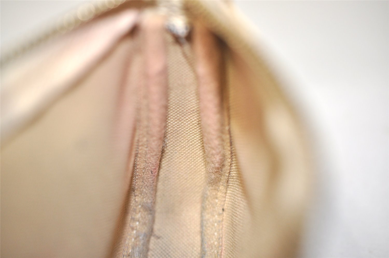 Authentic Louis Vuitton Damier Azur Mini Pochette Accessoires N58010 Pouch 3227I