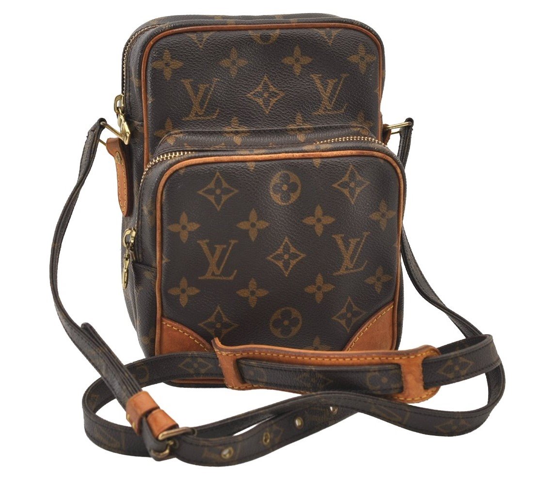 Authentic Louis Vuitton Monogram Amazone Shoulder Cross Body Bag M45236 LV 3227J