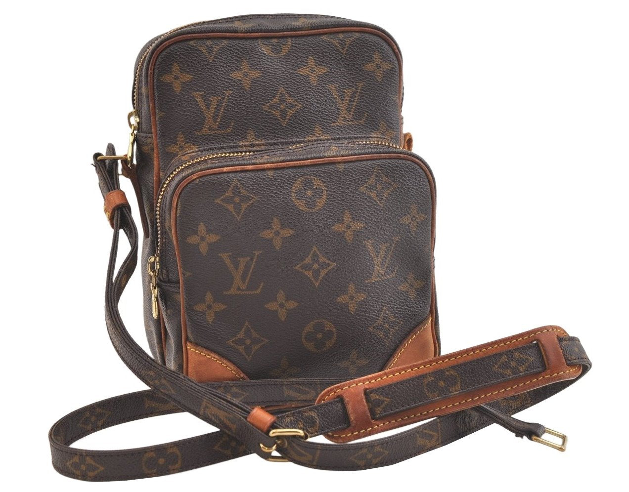 Authentic Louis Vuitton Monogram Amazone Shoulder Cross Bag M45236 Junk 3227K