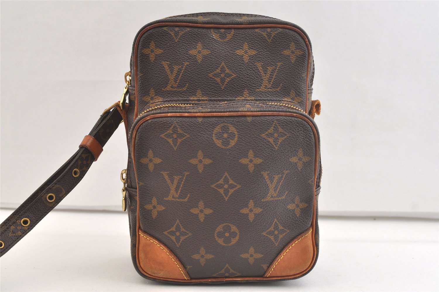 Authentic Louis Vuitton Monogram Amazone Shoulder Cross Bag M45236 Junk 3227K