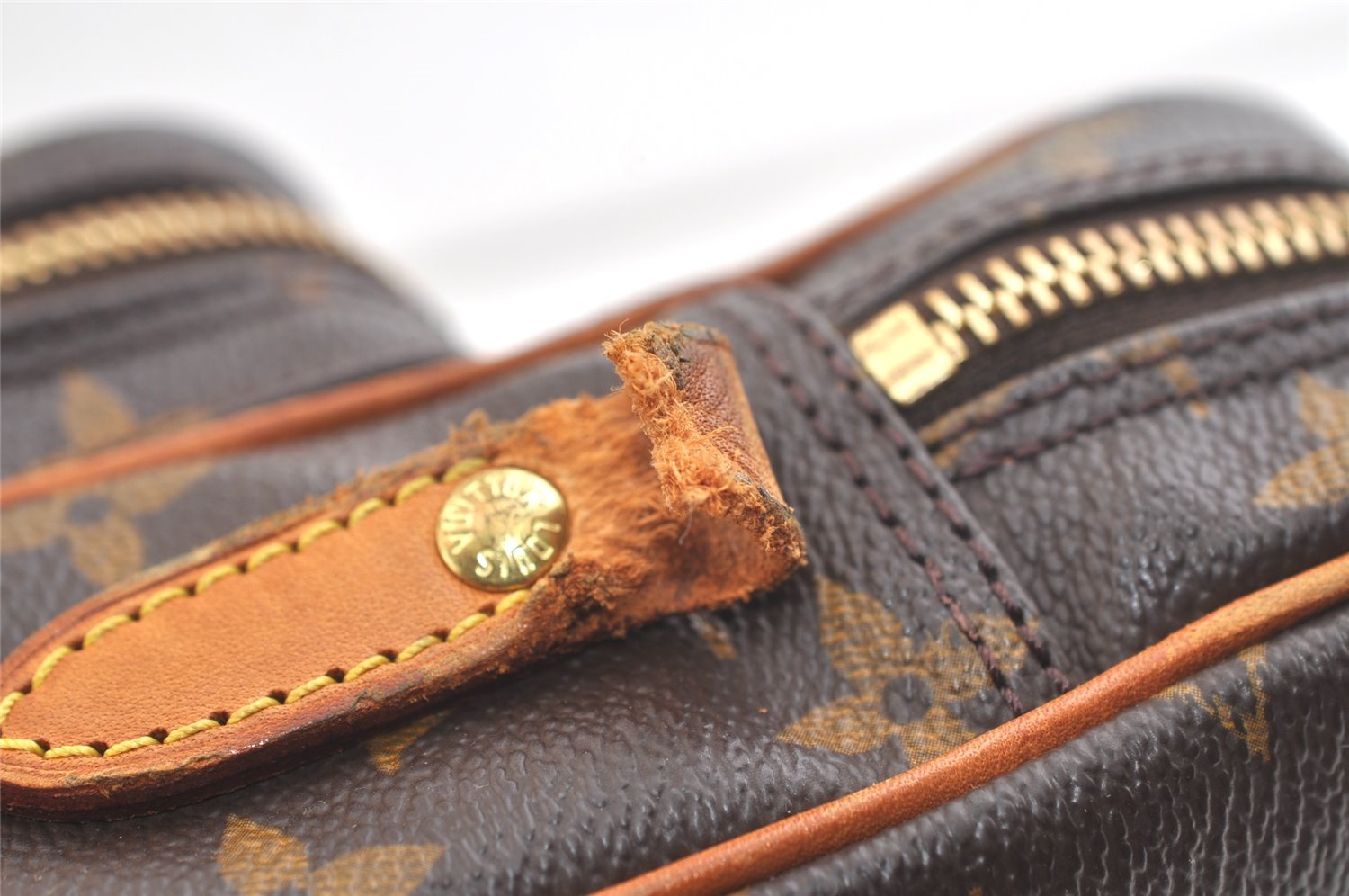 Authentic Louis Vuitton Monogram Amazone Shoulder Cross Bag M45236 Junk 3227K