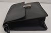 Authentic Louis Vuitton Taiga Selenga Clutch Hand Bag Black M30782 LV 3228K