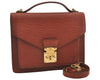 Authentic Louis Vuitton Epi Monceau 2Way Shoulder Hand Bag Brown M52123 LV 3229J
