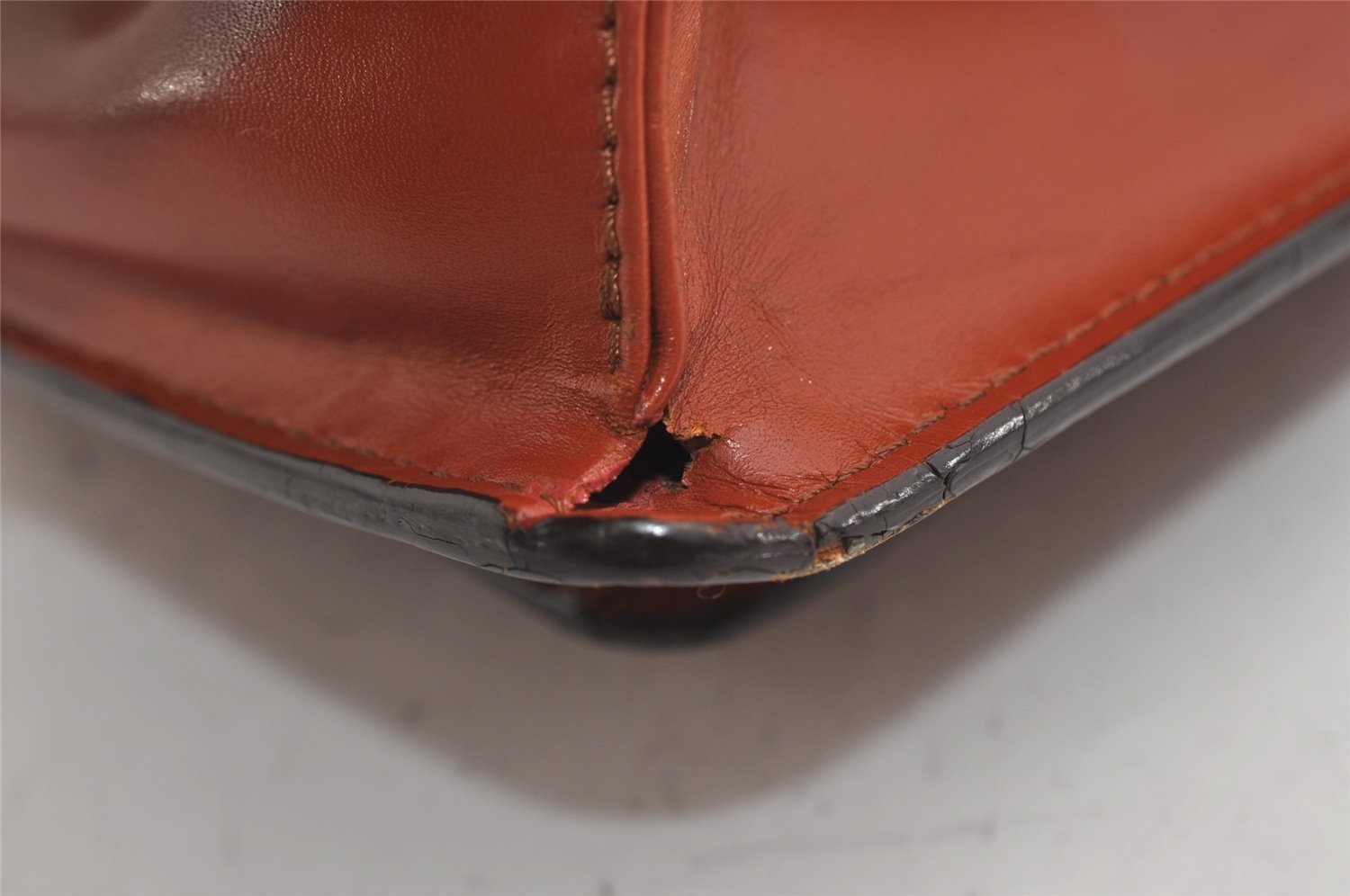 Authentic Louis Vuitton Epi Monceau 2Way Shoulder Hand Bag Brown M52123 LV 3229J