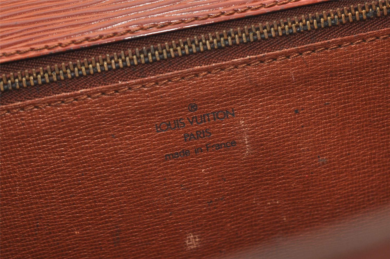 Authentic Louis Vuitton Epi Monceau 2Way Shoulder Hand Bag Brown M52123 LV 3229J