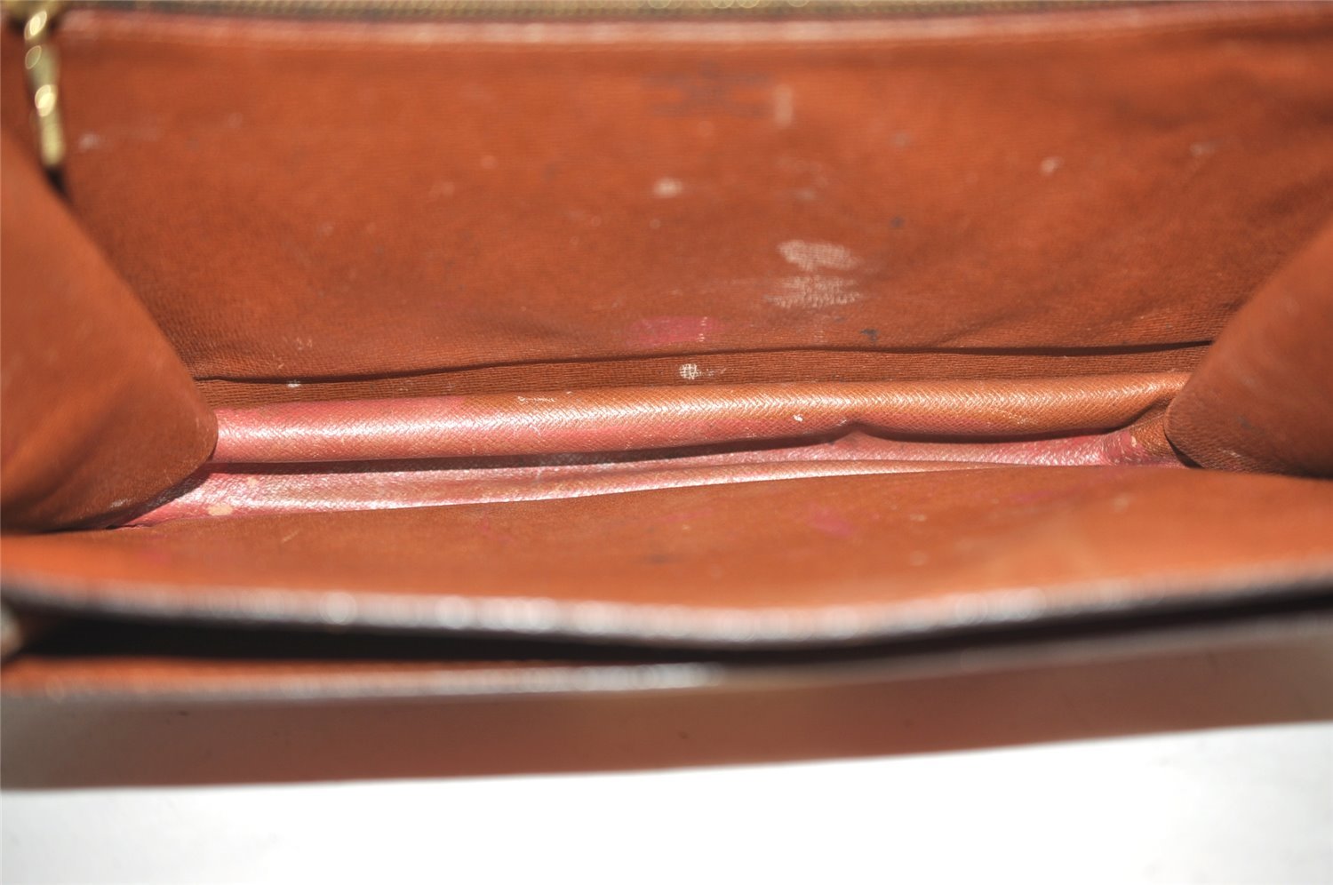 Authentic Louis Vuitton Epi Monceau 2Way Shoulder Hand Bag Brown M52123 LV 3229J