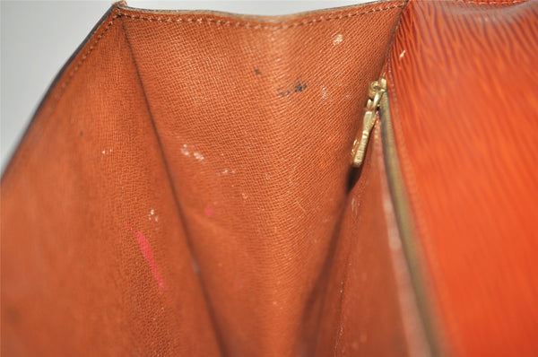 Authentic Louis Vuitton Epi Monceau 2Way Shoulder Hand Bag Brown M52123 LV 3229J