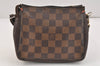 Authentic Louis Vuitton Damier Trousse Makeup Hand Bag Pouch N51982 LV 3229K