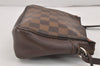 Authentic Louis Vuitton Damier Trousse Makeup Hand Bag Pouch N51982 LV 3229K