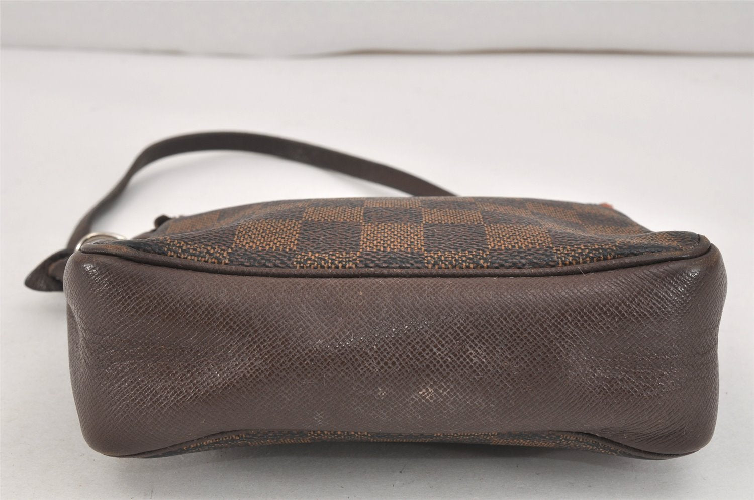 Authentic Louis Vuitton Damier Trousse Makeup Hand Bag Pouch N51982 LV 3229K