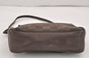 Authentic Louis Vuitton Damier Trousse Makeup Hand Bag Pouch N51982 LV 3229K