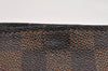 Authentic Louis Vuitton Damier Trousse Makeup Hand Bag Pouch N51982 LV 3229K