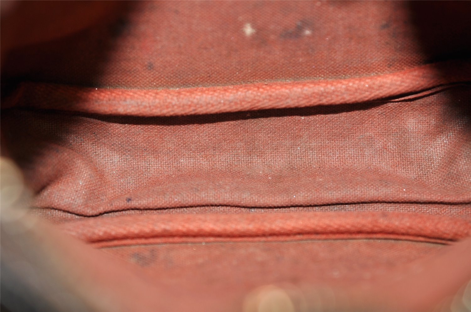 Authentic Louis Vuitton Damier Trousse Makeup Hand Bag Pouch N51982 LV 3229K