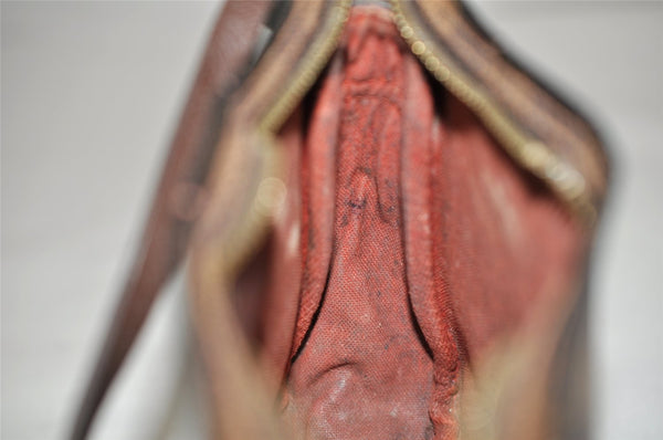 Authentic Louis Vuitton Damier Trousse Makeup Hand Bag Pouch N51982 LV 3229K