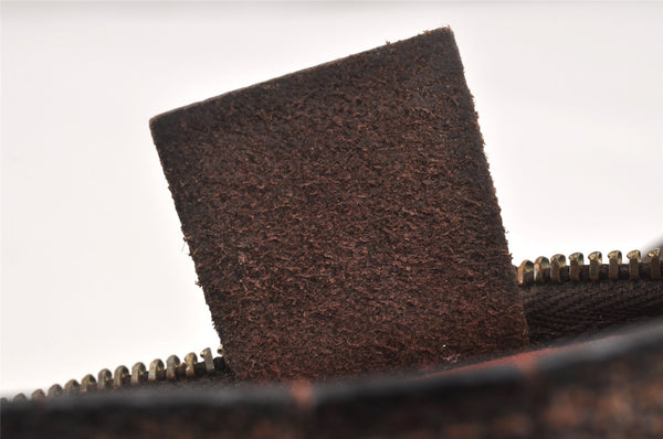 Authentic Louis Vuitton Damier Trousse Makeup Hand Bag Pouch N51982 LV 3229K