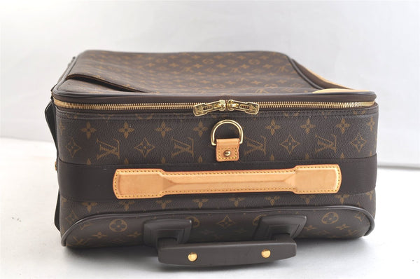 Authentic Louis Vuitton Monogram Pegase 55 Travel Suitcase M23294 LV Junk 3231K