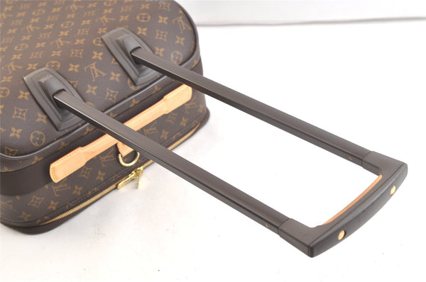 Authentic Louis Vuitton Monogram Pegase 55 Travel Suitcase M23294 LV Junk 3231K