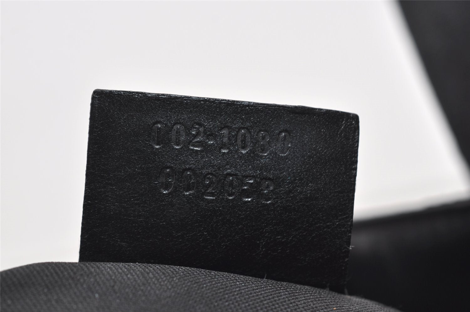 Authentic GUCCI Vintage Tote Hand Bag GG Canvas Leather 0021080 Black 3232I