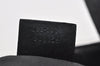 Authentic GUCCI Vintage Tote Hand Bag GG Canvas Leather 0021080 Black 3232I