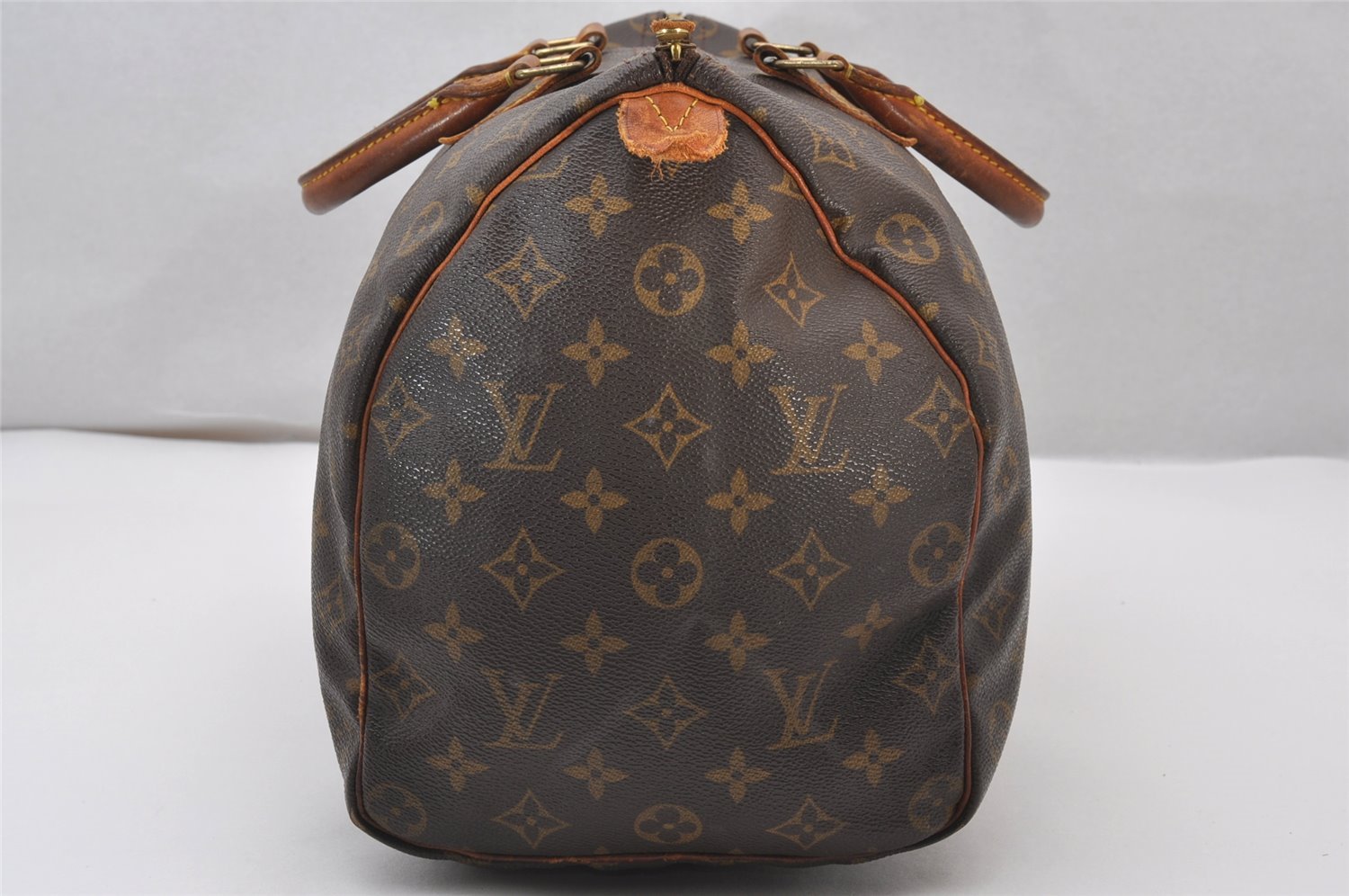 Authentic Louis Vuitton Monogram Speedy 35 Hand Boston Bag M41524 LV 3233J