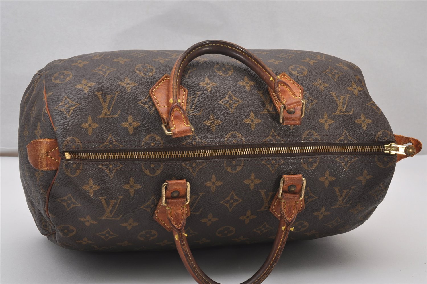 Authentic Louis Vuitton Monogram Speedy 35 Hand Boston Bag M41524 LV 3233J